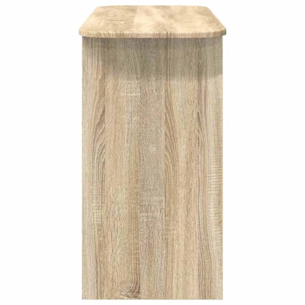 vidaXL Konzolový stôl Sonoma dub 93 x 40 x 75 cm Kompozitné drevo – Obrázok 6
