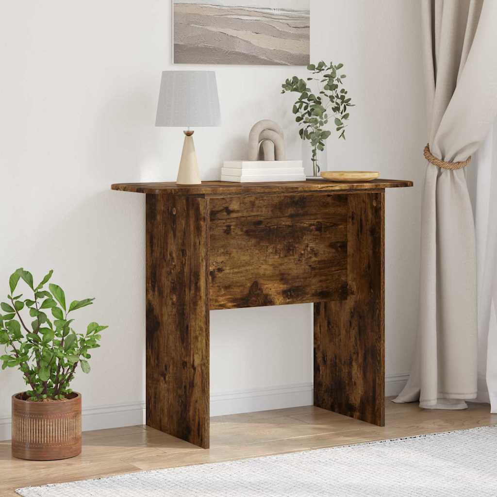 891155_1.jpg vidaXL Konzolový stôl Dymová dub 93 x 40 x 75 cm Kompozitné drevo – Obrázok 1