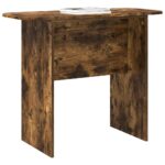 vidaXL Konzolový stôl Dymová dub 93 x 40 x 75 cm Kompozitné drevo – Obrázok 3