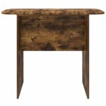 vidaXL Konzolový stôl Dymová dub 93 x 40 x 75 cm Kompozitné drevo – Obrázok 5
