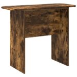 vidaXL Konzolový stôl Dymová dub 93 x 40 x 75 cm Kompozitné drevo – Obrázok 7