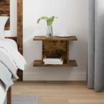 vidaXL Nočný stolík Dymová dub 40 x 30 x 25 cm Kompozitné drevo – Obrázok 4