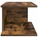 vidaXL Nočný stolík Dymová dub 40 x 30 x 25 cm Kompozitné drevo – Obrázok 6