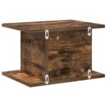 vidaXL Nočný stolík Dymová dub 40 x 30 x 25 cm Kompozitné drevo – Obrázok 7