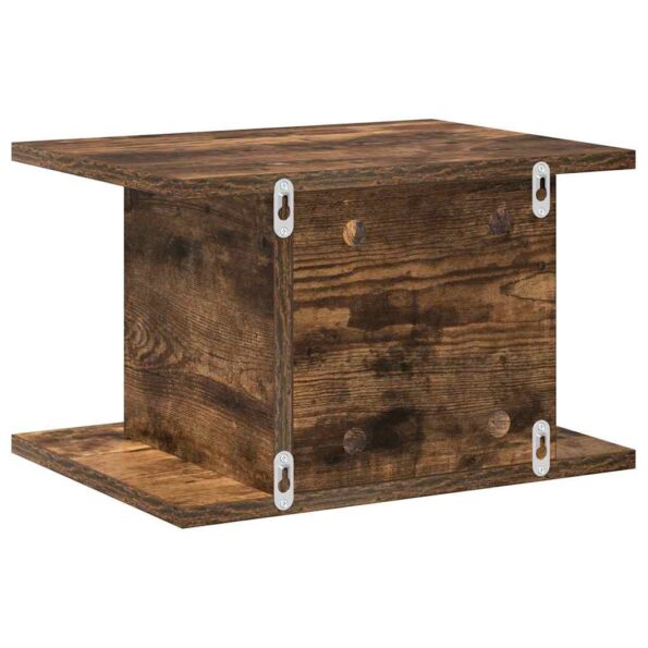 vidaXL Nočný stolík Dymová dub 40 x 30 x 25 cm Kompozitné drevo – Obrázok 7