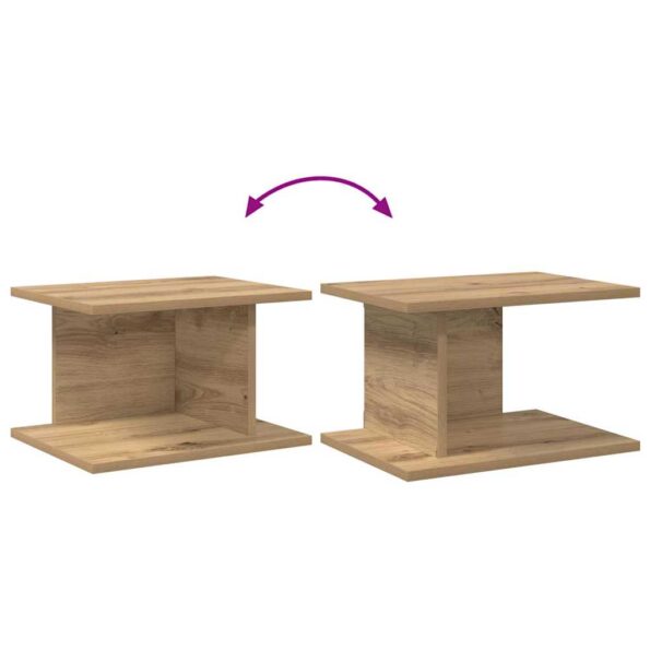 vidaXL Nočný stolík 2 pcs Remeselný dub 40 x 30 x 25 cm – Obrázok 11