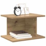 vidaXL Nočný stolík 2 pcs Remeselný dub 40 x 30 x 25 cm – Obrázok 3