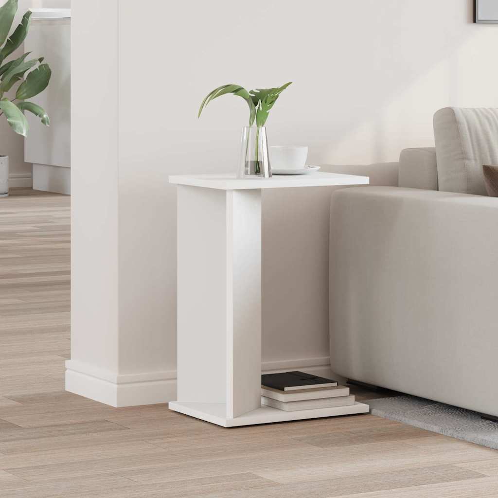 891184_1.jpg vidaXL Koncový stôl Biela 35 x 25 x 50 cm Kompozitné drevo – Obrázok 1