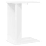 vidaXL Koncový stôl Biela 35 x 25 x 50 cm Kompozitné drevo – Obrázok 2