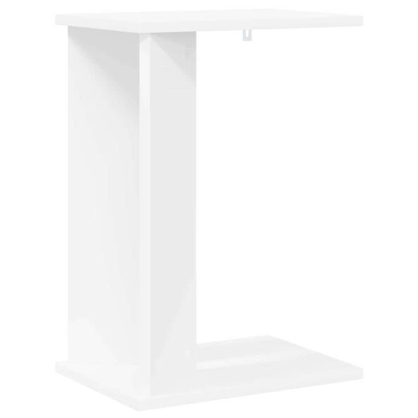 vidaXL Koncový stôl Biela 35 x 25 x 50 cm Kompozitné drevo – Obrázok 2