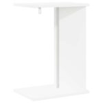 vidaXL Koncový stôl Biela 35 x 25 x 50 cm Kompozitné drevo – Obrázok 7