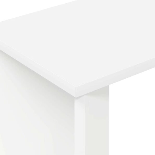 vidaXL Koncový stôl Biela 35 x 25 x 50 cm Kompozitné drevo – Obrázok 8