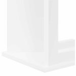 vidaXL Koncový stôl Biela 35 x 25 x 50 cm Kompozitné drevo – Obrázok 9