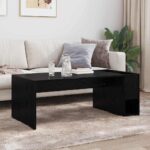 vidaXL Konferenčný stolík Čierny dub 101,5 x 50 x 37 cm – Obrázok 4