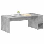 vidaXL Konferenčný stolík Betónová šedá 101,5 x 50 x 37 cm – Obrázok 3
