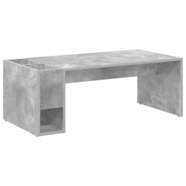 vidaXL Konferenčný stolík Betónová šedá 101,5 x 50 x 37 cm – Obrázok 7