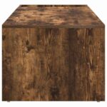 vidaXL Konferenčný stolík Dymová dub 101,5 x 50 x 37 cm – Obrázok 6