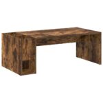 vidaXL Konferenčný stolík Dymová dub 101,5 x 50 x 37 cm – Obrázok 7