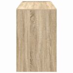 vidaXL Stôl Sonoma dub 109 x 50 x 78 cm Kompozitné drevo – Obrázok 6