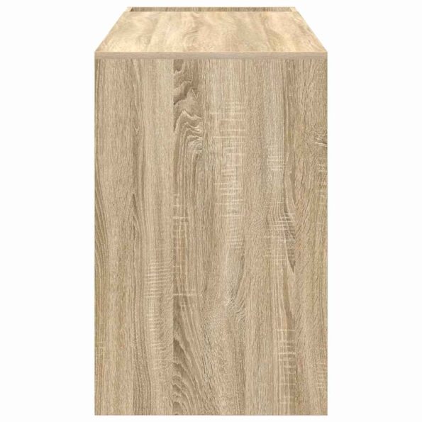 vidaXL Stôl Sonoma dub 109 x 50 x 78 cm Kompozitné drevo – Obrázok 6