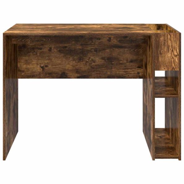 vidaXL Stôl Dymová dub 109 x 50 x 78 cm Kompozitné drevo – Obrázok 5