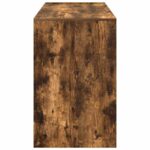 vidaXL Stôl Dymová dub 109 x 50 x 78 cm Kompozitné drevo – Obrázok 6