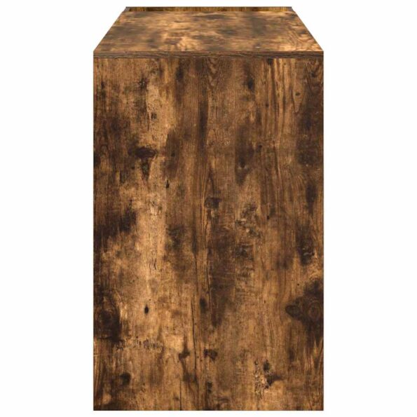 vidaXL Stôl Dymová dub 109 x 50 x 78 cm Kompozitné drevo – Obrázok 6