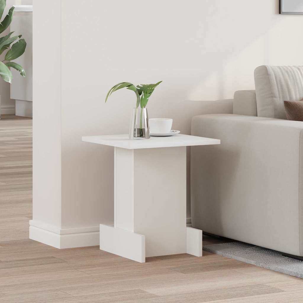 891208_1.jpg vidaXL Koncový stôl Biela 35,5 x 35 x 40 cm Kompozitné drevo – Obrázok 1