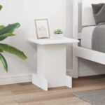 vidaXL Koncový stôl Biela 35,5 x 35 x 40 cm Kompozitné drevo – Obrázok 4