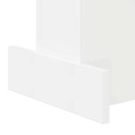 vidaXL Koncový stôl Biela 35,5 x 35 x 40 cm Kompozitné drevo – Obrázok 9