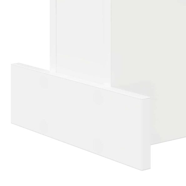 vidaXL Koncový stôl Biela 35,5 x 35 x 40 cm Kompozitné drevo – Obrázok 9