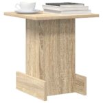 vidaXL Koncový stôl Sonoma dub 35,5 x 35 x 40 cm Kompozitné drevo – Obrázok 3