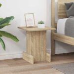 vidaXL Koncový stôl Sonoma dub 35,5 x 35 x 40 cm Kompozitné drevo – Obrázok 4