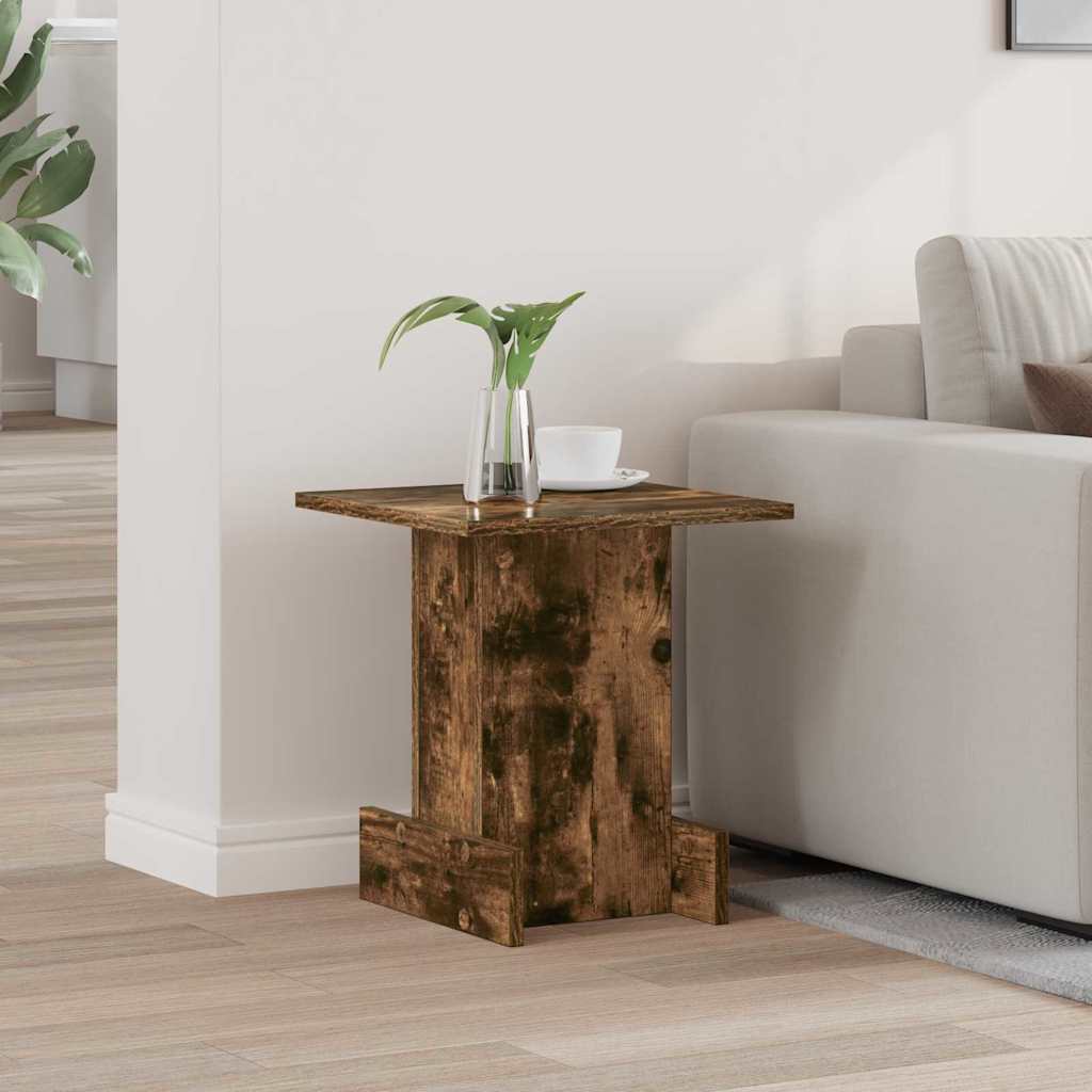 891212_1.jpg vidaXL Koncový stôl Dymová dub 35,5 x 35 x 40 cm Kompozitné drevo – Obrázok 1