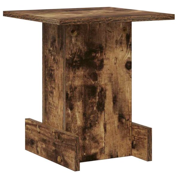 vidaXL Koncový stôl Dymová dub 35,5 x 35 x 40 cm Kompozitné drevo – Obrázok 2