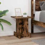 vidaXL Koncový stôl Dymová dub 35,5 x 35 x 40 cm Kompozitné drevo – Obrázok 4