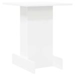 vidaXL Koncový stôl Biela 44,5 x 45 x 55 cm Kompozitné drevo – Obrázok 2