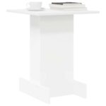 vidaXL Koncový stôl Biela 44,5 x 45 x 55 cm Kompozitné drevo – Obrázok 3
