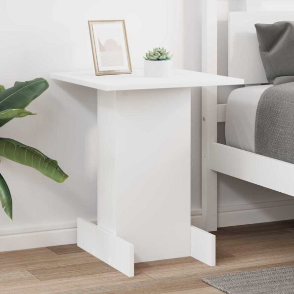 vidaXL Koncový stôl Biela 44,5 x 45 x 55 cm Kompozitné drevo – Obrázok 4