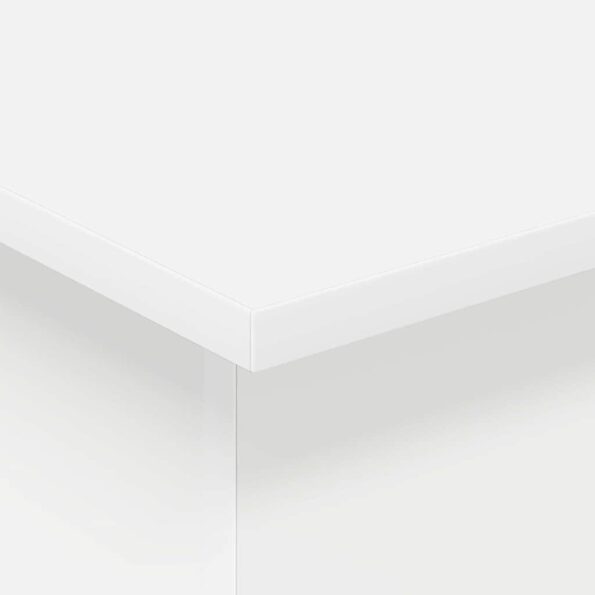 vidaXL Koncový stôl Biela 44,5 x 45 x 55 cm Kompozitné drevo – Obrázok 8