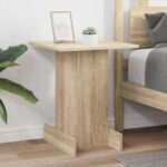 vidaXL Koncový stôl Sonoma dub 44,5 x 45 x 55 cm Kompozitné drevo – Obrázok 4