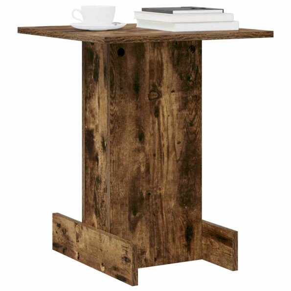 vidaXL Koncový stôl Dymová dub 44,5 x 45 x 55 cm Kompozitné drevo – Obrázok 3