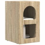 vidaXL Nočný stolík 2 pcs Sonoma dub 29,5 x 33,5 x 50 cm – Obrázok 3