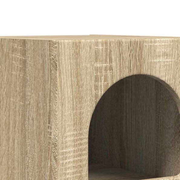 vidaXL Nočný stolík 2 pcs Sonoma dub 29,5 x 33,5 x 50 cm – Obrázok 9