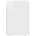 vidaXL Nočný stolík Vysoký lesk bielej 29.5 x 35 x 50 cm – Obrázok 5
