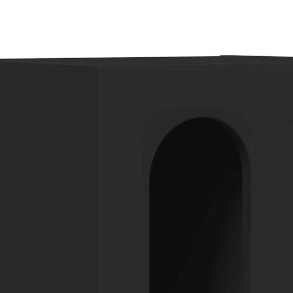 vidaXL Nočný stolík Čierna 40 x 35 x 50 cm Kompozitné drevo – Obrázok 7