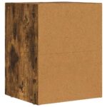 vidaXL Nočný stolík Dymová dub 40 x 35 x 50 cm Kompozitné drevo – Obrázok 6