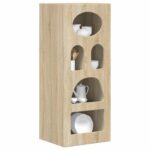 vidaXL Servírovacia skriňa Sonoma dub 40 x 35 x 100,5 cm – Obrázok 3