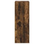 vidaXL Servírovacia skriňa Dymová dub 40 x 35 x 100,5 cm – Obrázok 7