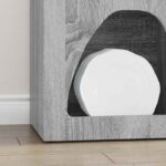 vidaXL Servírovacia skriňa Sivý Sonoma 40 x 35 x 100.5 cm – Obrázok 5